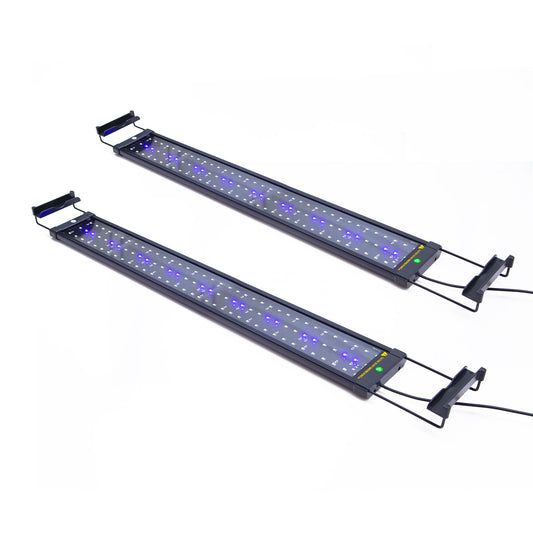 18W Set 2 Aquarium Blue White LED Light for Fish Tank 75-95cm