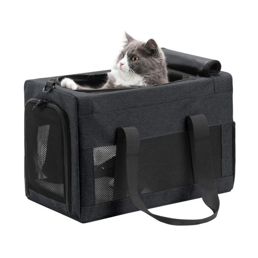 Pet Carrier for Small Cats & Dogs - Sturdy, Breathable & Collapsible Travel Bag