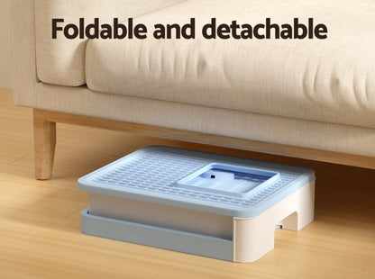 Cat Litter Box - i.Pet Large Tray Enclosed, Hooded, and Foldable Cat Litter Box