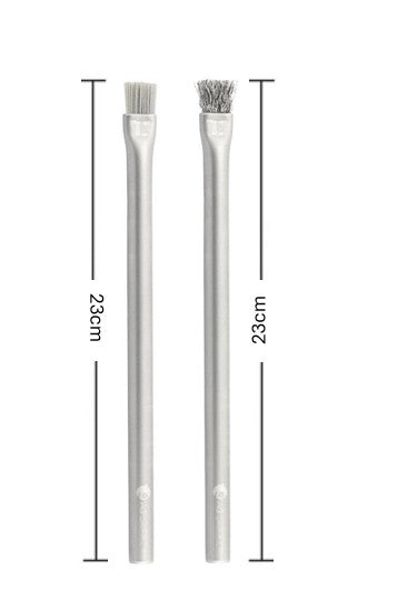 Algae Cleaning Brush for Stone, Wood, Aquarium Water Grass, Landscaping - Soft Brush Wire-23cm