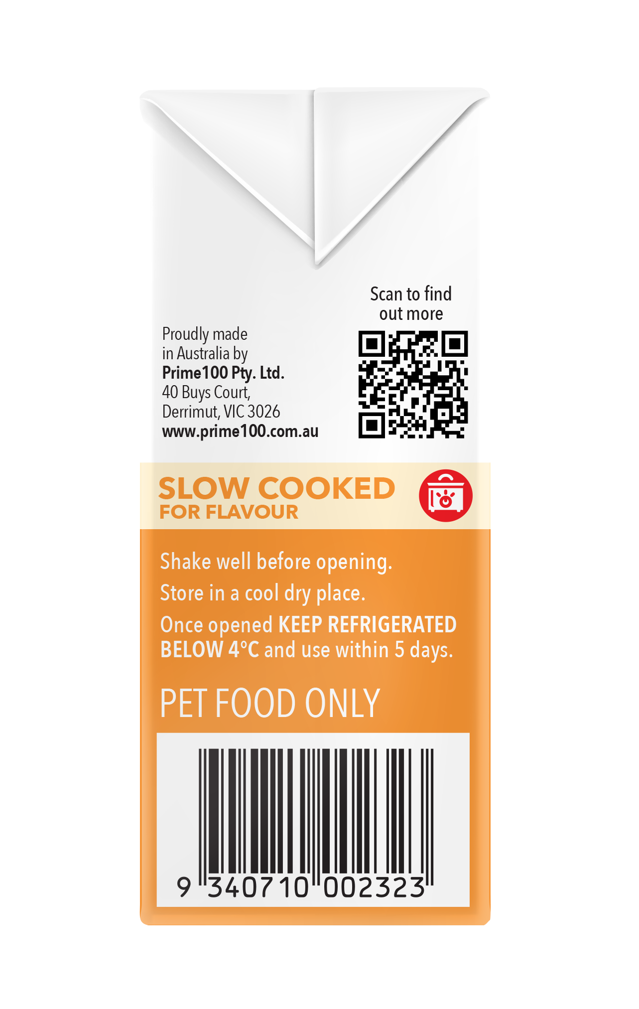 Prime100 SPD™ Slow Cooked Chicken & Brown Rice