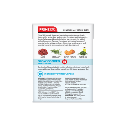 Prime100 SPD™ Slow Cooked Lamb & Rosemary 354g