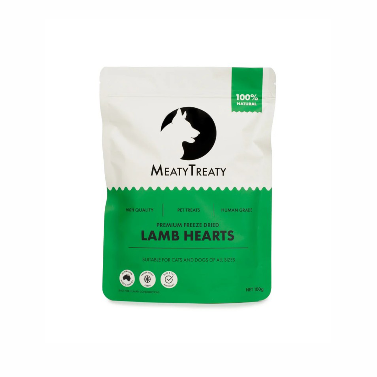Lamb Hearts treats for cats and dogs