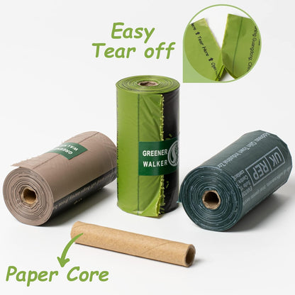540 Poop Bags for Dog Waste, Extra Thick & Strong, 100% Leak Proof Biodegradable Dog Waste Bags (Brown)