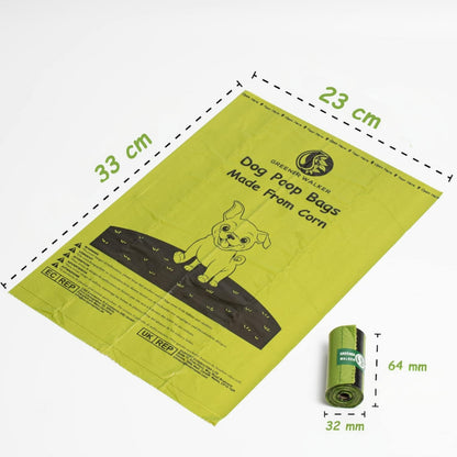 540 Poop Bags for Dog Waste, Extra Thick & Strong, 100% Leak Proof Biodegradable Dog Waste Bags (Brown)