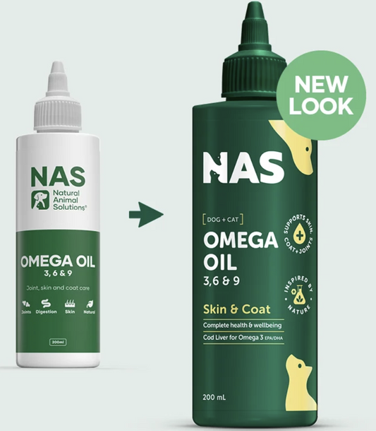 Natural Animal Solutions Omega 3, 6 & 9 Oil for dogs – 200mL