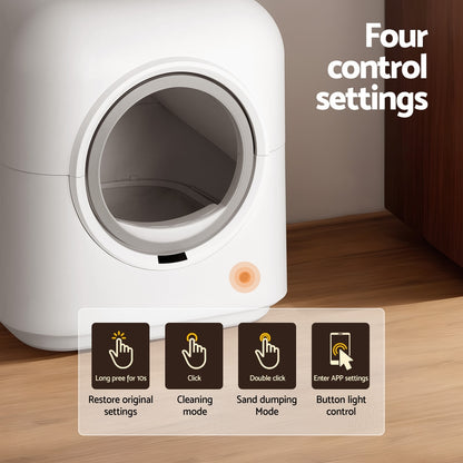i.Pet Automatic Cat Litter Box Smart Self-Cleaning Large Cat Litter Box