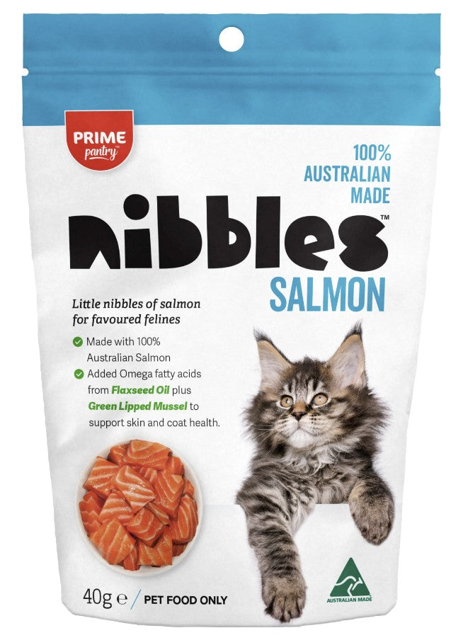 Nibbles Salmon Cat Treats 40g