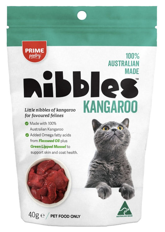 Nibbles Kangaroo Cat Treats 40G