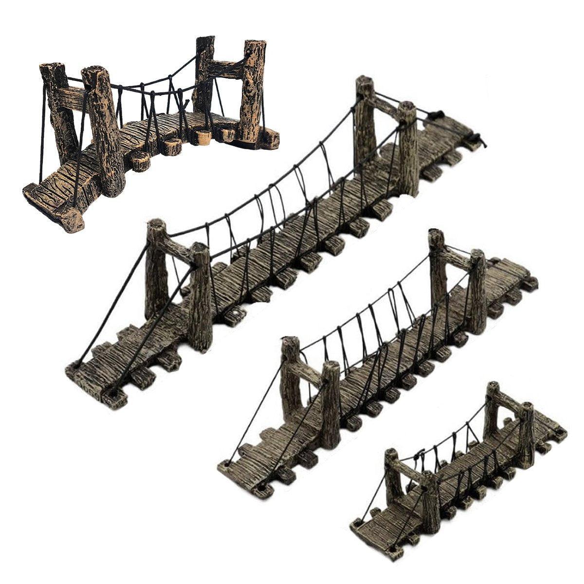 Resin Bridge Aquarium Decoration Suspension Bridge-Large