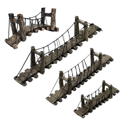 Resin Bridge Aquarium Decoration Suspension Bridge-Large