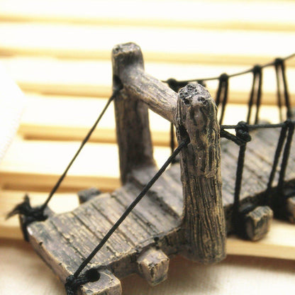 Resin Suspension Bridge Aquarium Decoration - Large