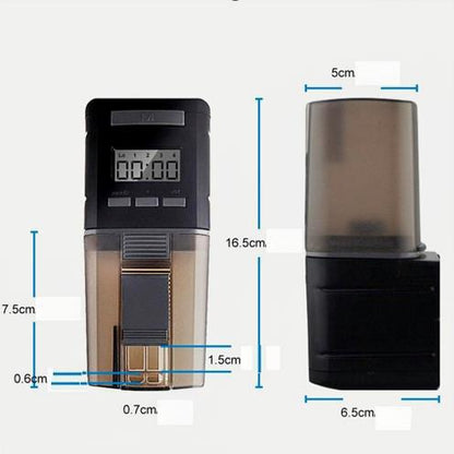 Automatic Fish Feeder - Intelligent Timing Aquarium Large Capacity Food Dispenser