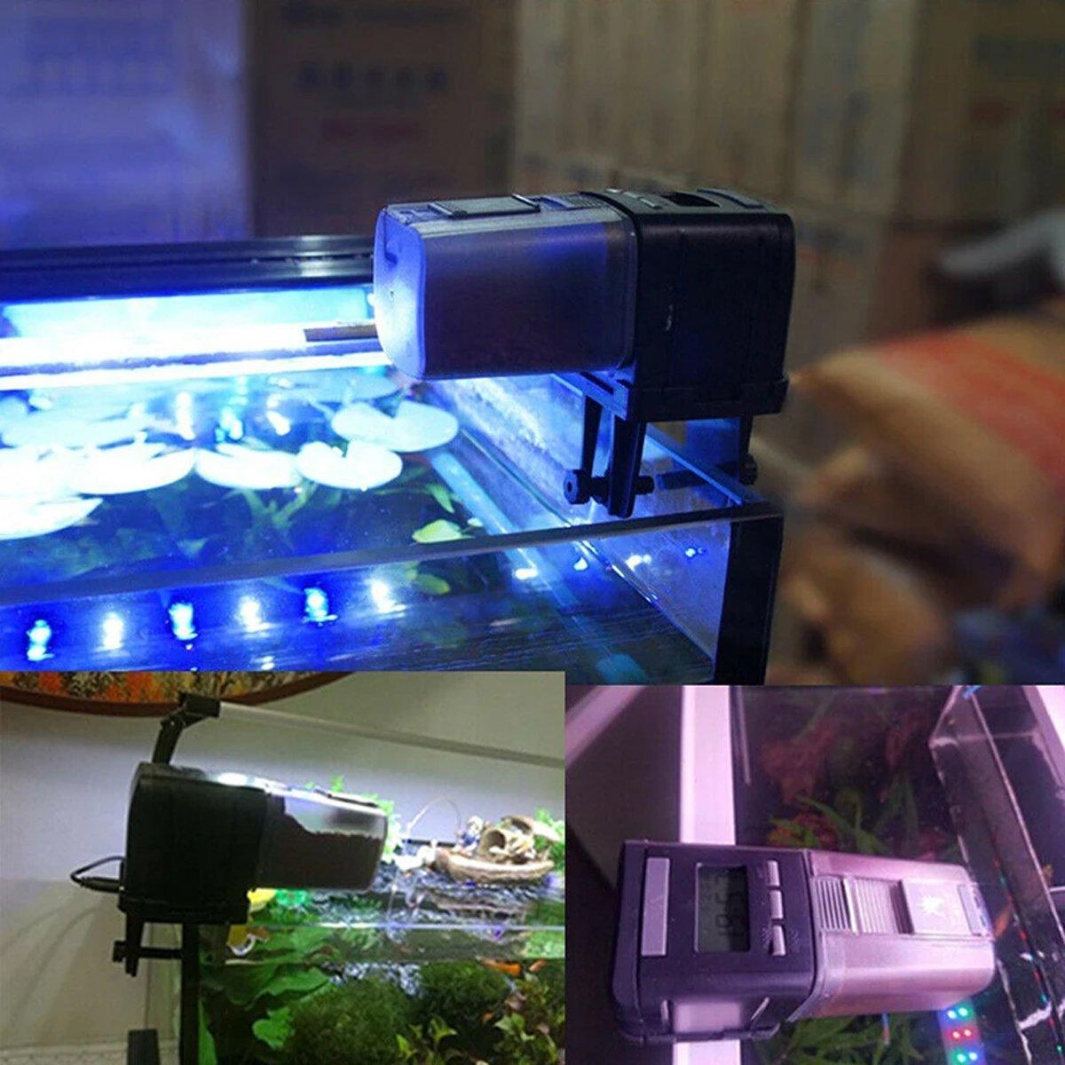 Automatic Fish Feeder - Intelligent Timing Aquarium Large Capacity Food Dispenser