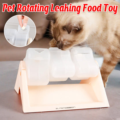 Cat Puzzle Feeder Toy for Snacks and Treats