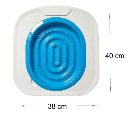Cat toilet trainer fits most standard toilet bowls. Purchased online from Gale's Pet Supplies