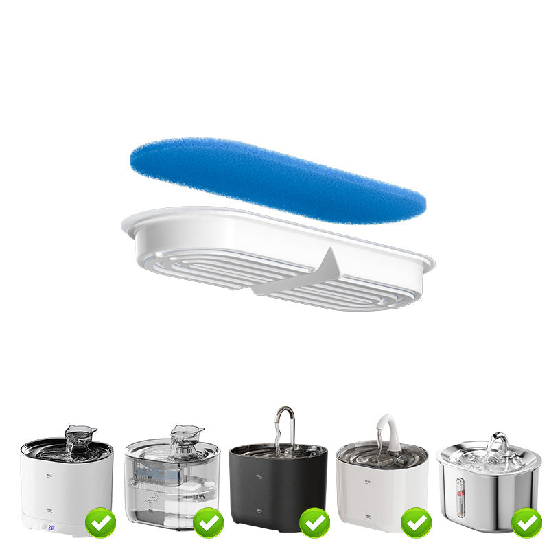 Premium Pet Water Fountain Replacement Filters - 5 Piece Set