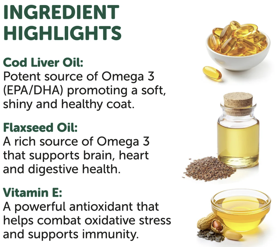 Omega 3,6 & 9 Supplement Oil for Cats 200ml