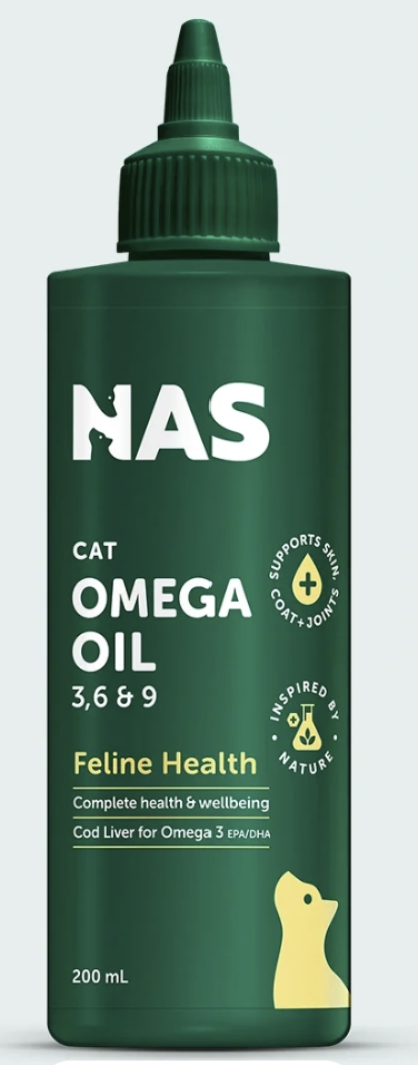 Omega 3,6 & 9 Supplement Oil for Cats 200ml